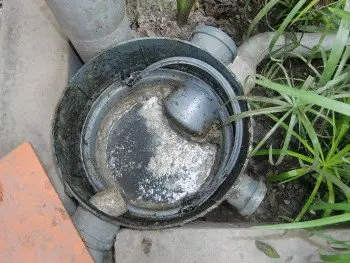 blocked drain slough